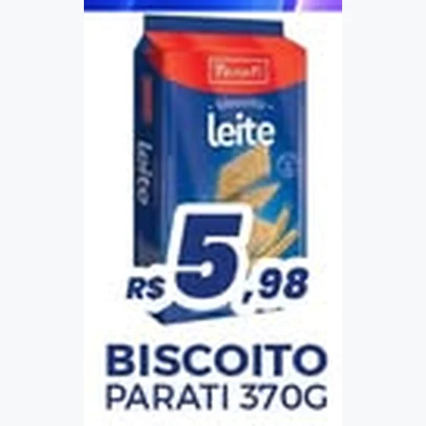 Recorte do encarte de Biscoito Parati 370 g