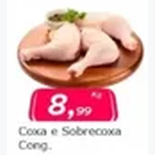 Recorte do encarte de Coxa e Sobrecoxa Cong.