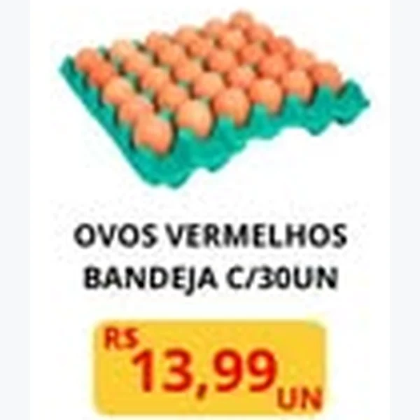 Ovos Vermelhos 30 un