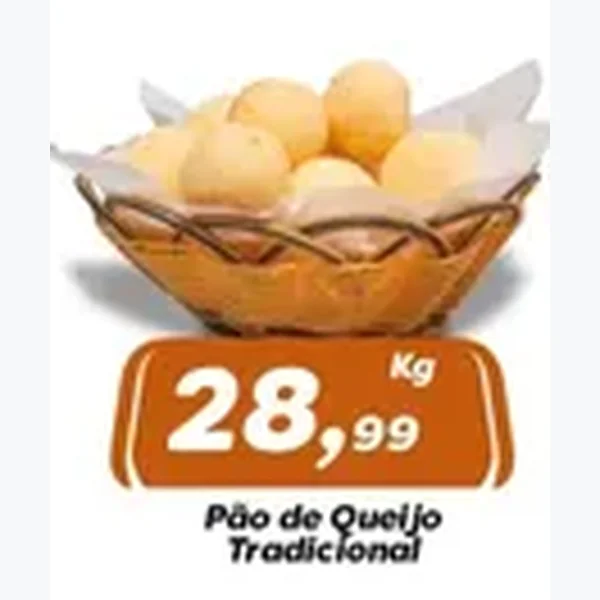 Recorte do encarte de Pão de Queijo Tradicional