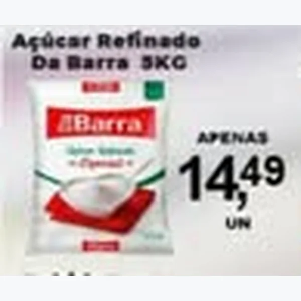 Açúcar Refinado Da Barra 5 kg