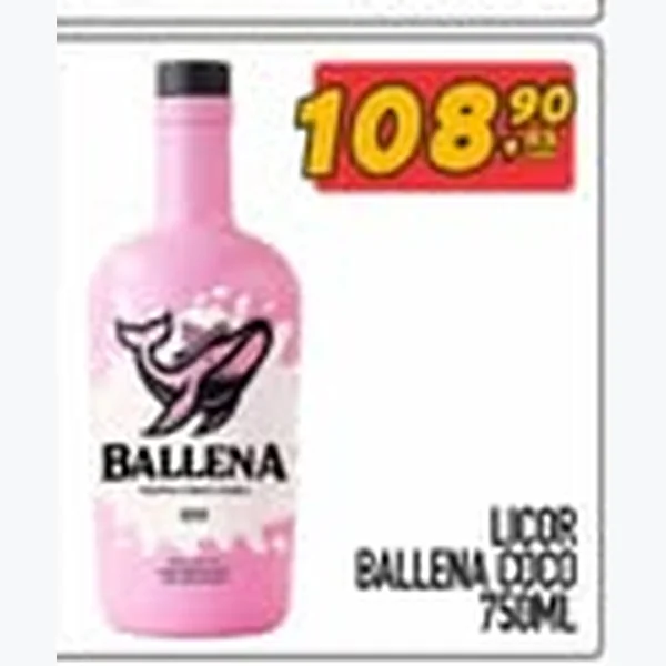 Licor Coco Ballena 750 ml