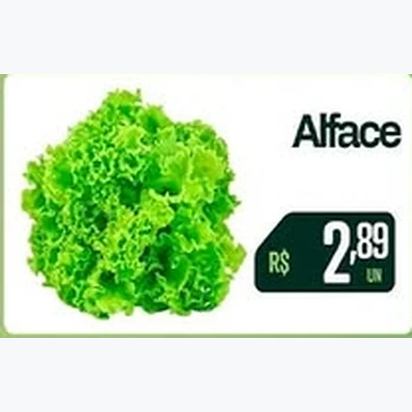 Recorte do encarte de Alface