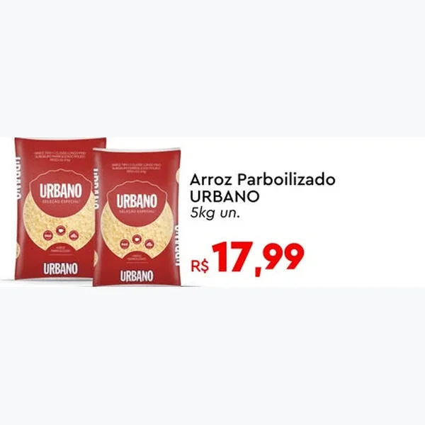 Arroz Parboilizado Urbano 5 kg