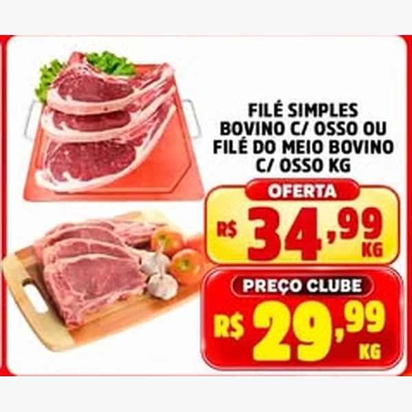 Filé do Meio Bovino C/ Osso