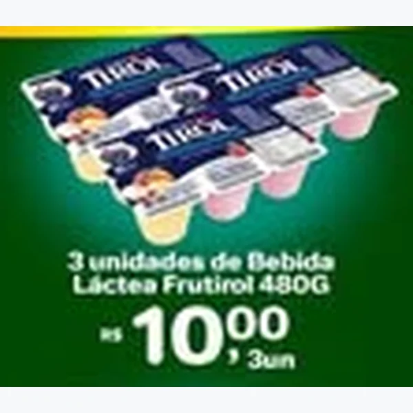 Recorte do encarte de Bebida Láctea Frutiro 480 g
