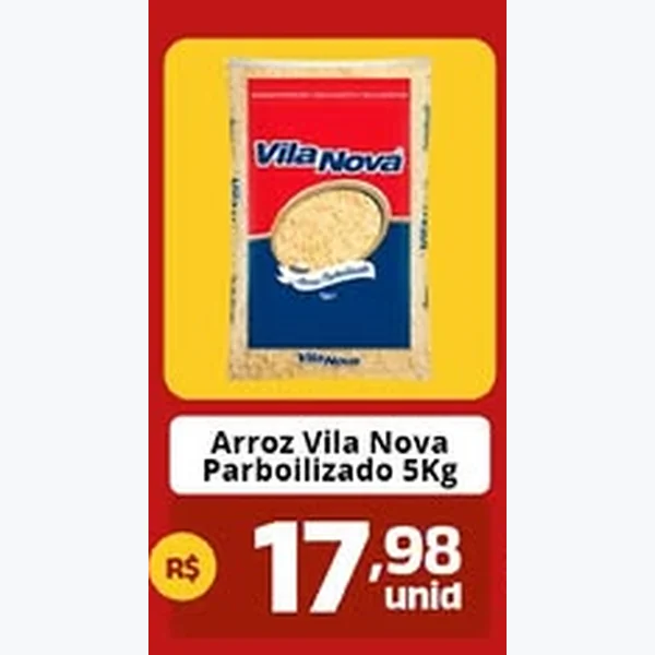 Arroz Parboilizado Vila Nova 5 kg