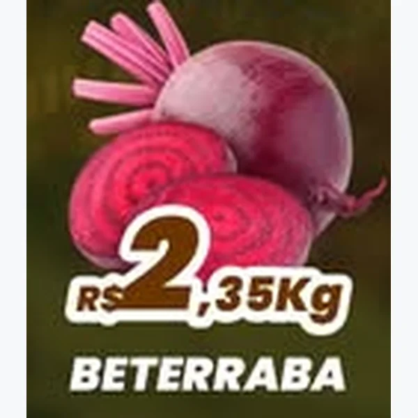 Recorte do encarte de Beterraba