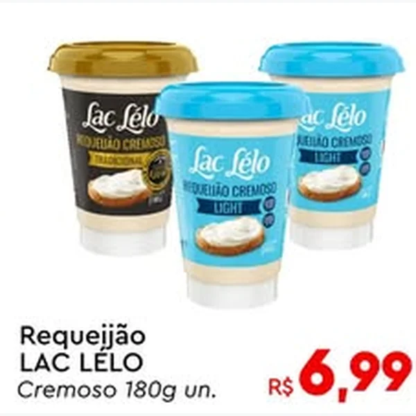 Requeijão Cremoso Lac Lélo 180 g
