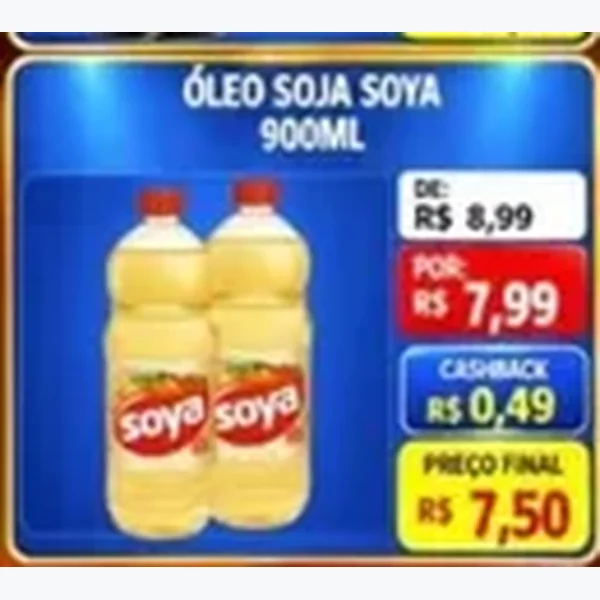 Óleo de Soja Soya 900 ml