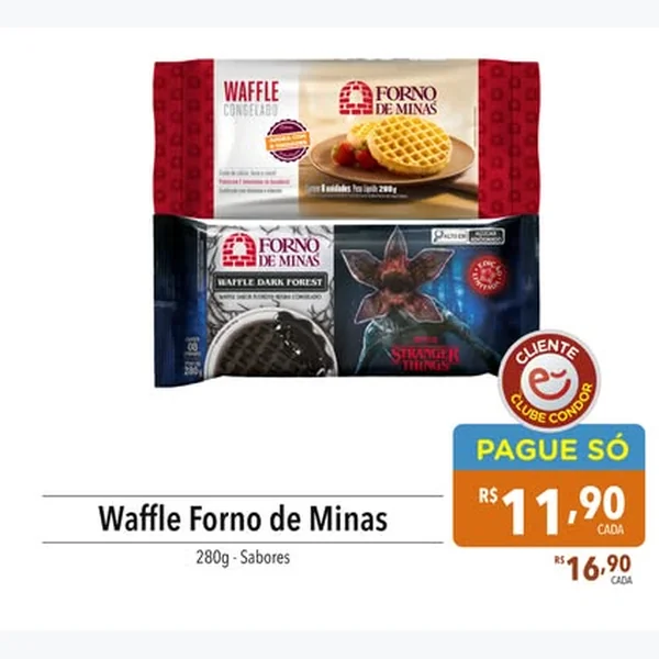 Waffle Forno de Minas 280 g