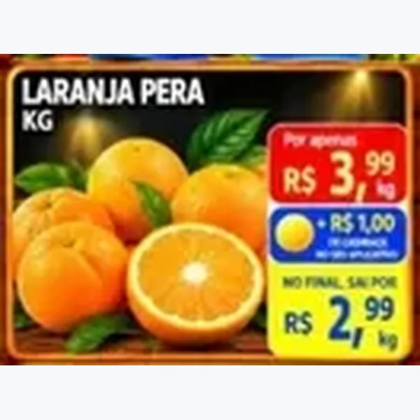Recorte do encarte de Laranja Pera