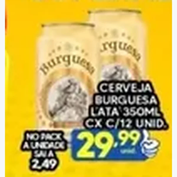 Cerveja Burguesa 12 un × 350 ml