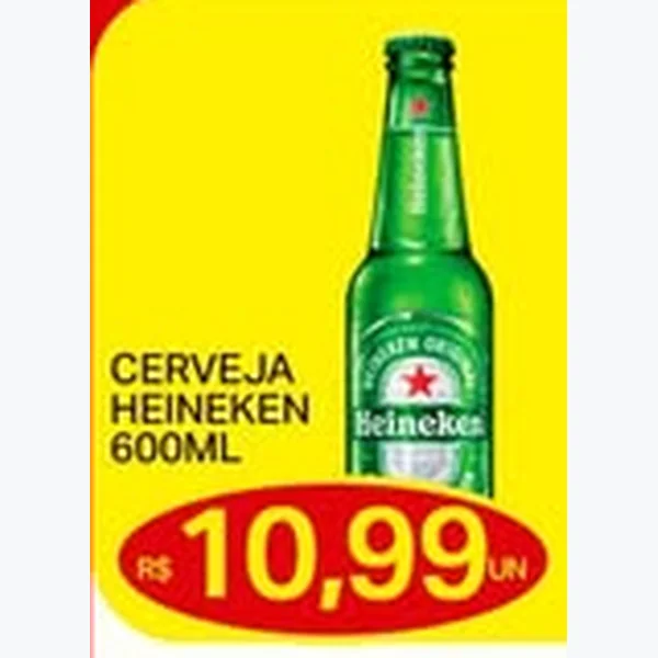 Recorte do encarte de Cerveja Heineken 600 ml