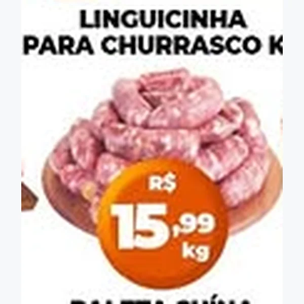 Recorte do encarte de Linguicinha para Churrasco