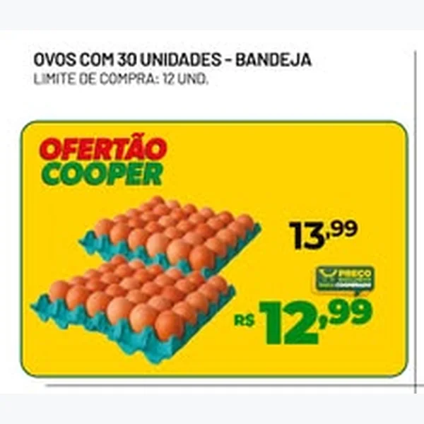 Ovos de Galinha 30 un