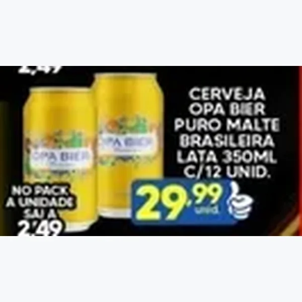 Cerveja Puro Malte Opa Bier 12 un × 350 ml