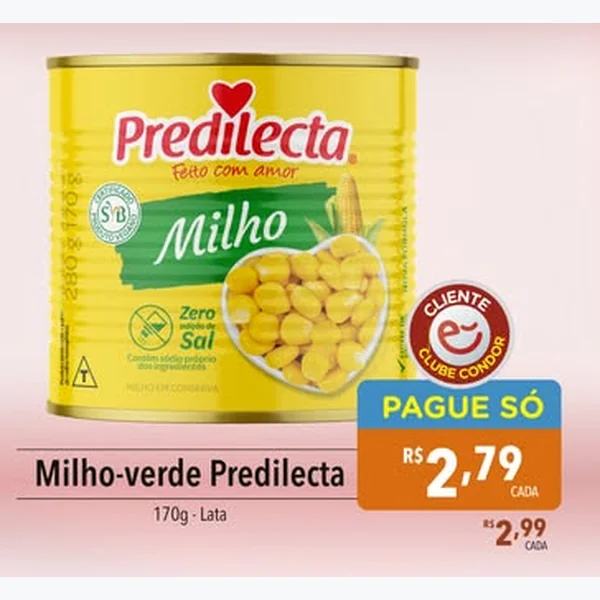 Milho-verde Predilecta 170 g