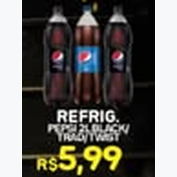 Recorte do encarte de Refrigerante Pepsi 2 L