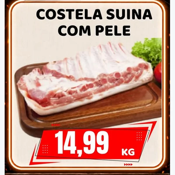 Costela Suína com Pele
