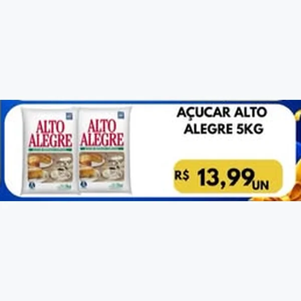 Açúcar Alto Alegre 5 kg