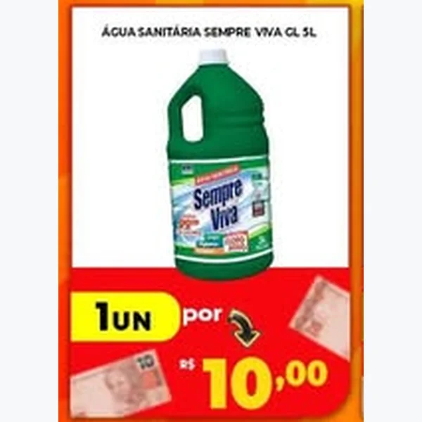 Água Sanitária Sempre Viva 5 L