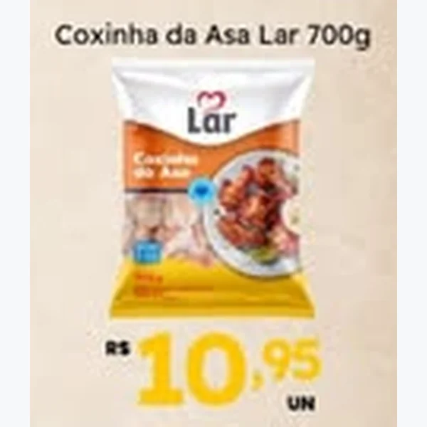 Recorte do encarte de Coxinha da Asa Lar 700 g