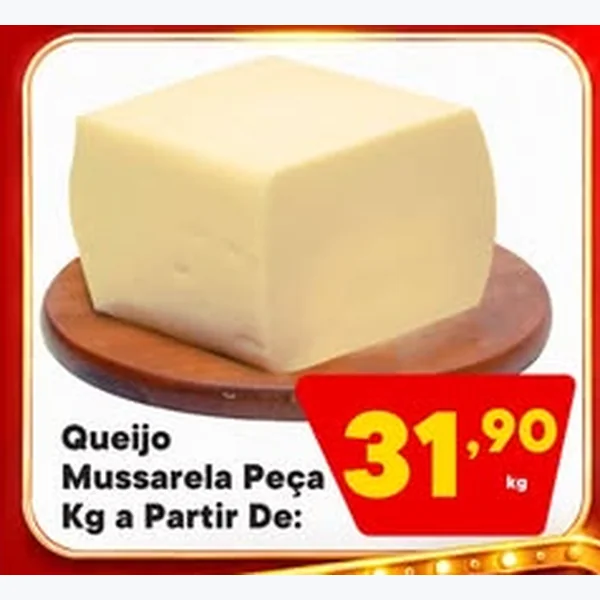 Queijo Mussarela Peça