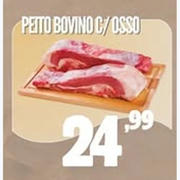 Peito Bovino C/ Osso