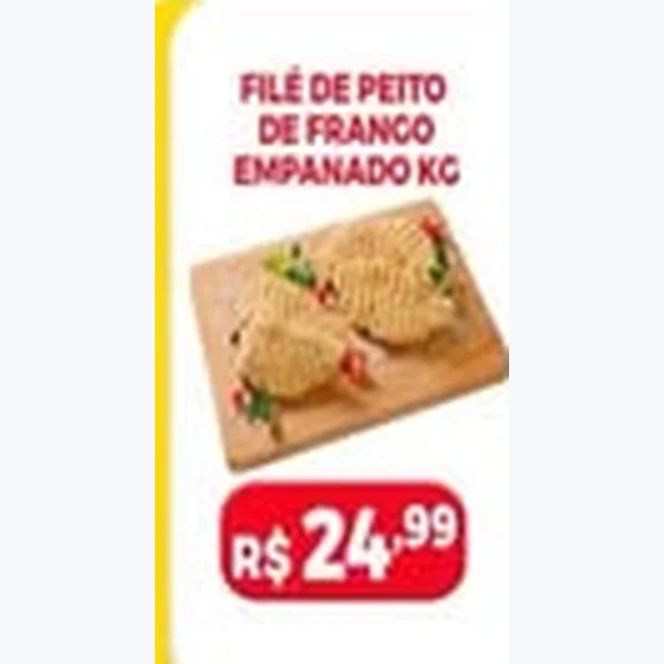 Filé de Peito de Frango Empanado