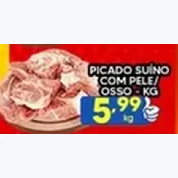 Recorte do encarte de Picado Suíno com Osso