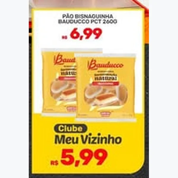 Pão Bisnaguinha Bauducco 260 g
