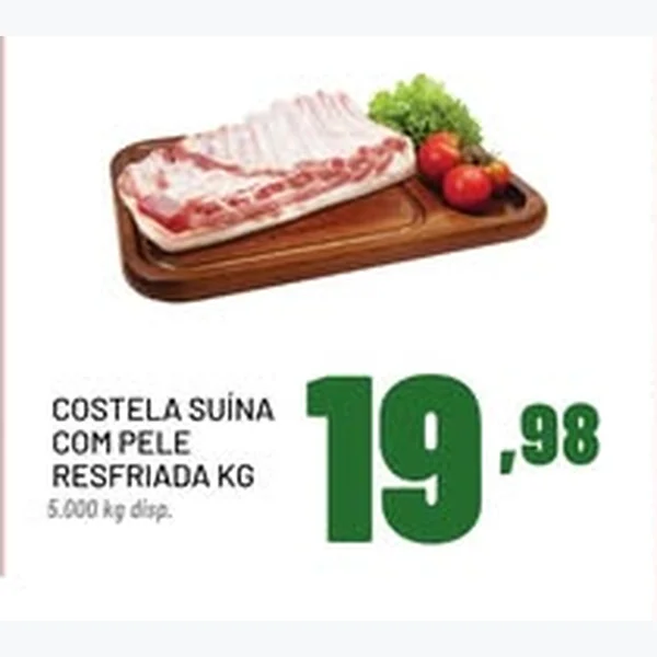 Costela Suína com Pele Resfriada