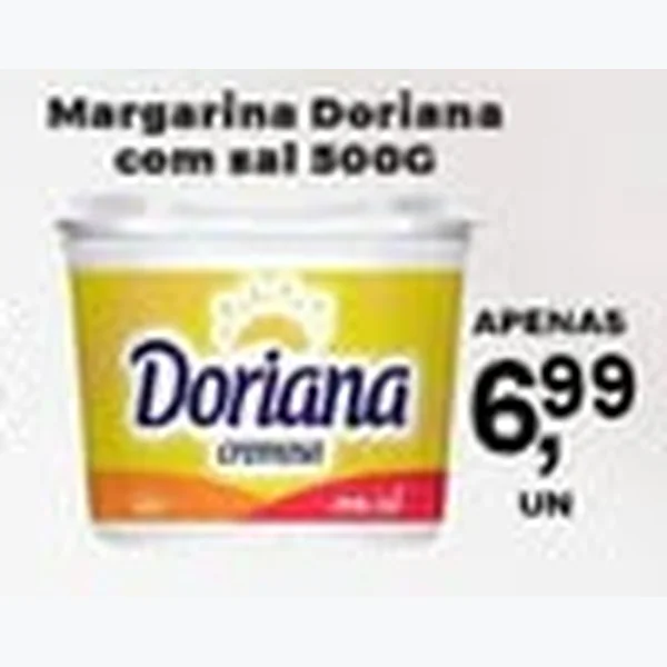 Recorte do encarte de Margarina Doriana 500 g