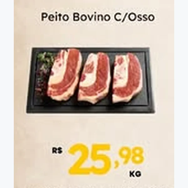 Peito Bovino C/osso