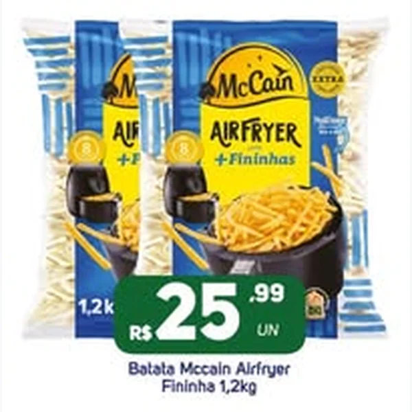 Batata Airfryer Fininha McCain 1,2 kg