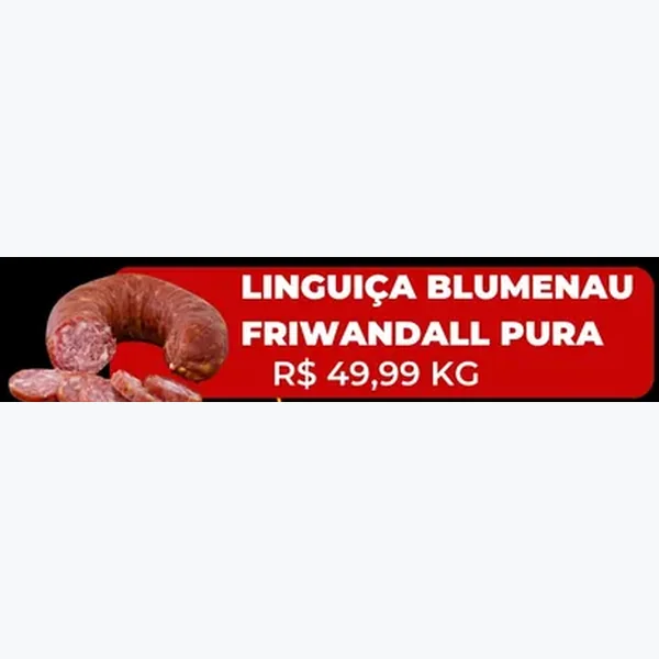 Linguiça Blumenau Pura Friwandall
