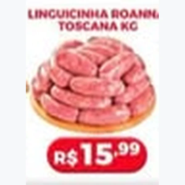Recorte do encarte de Linguicinha Toscana Roanna