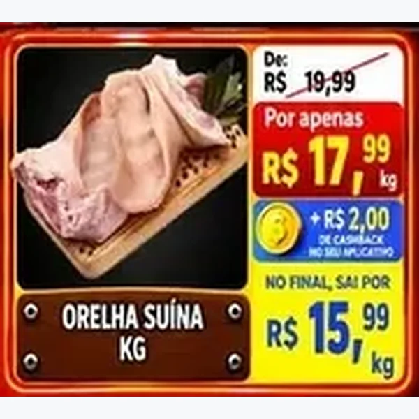 Recorte do encarte de Orelha Suína