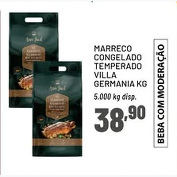 Marreco Congelado Temperado Villa Germania