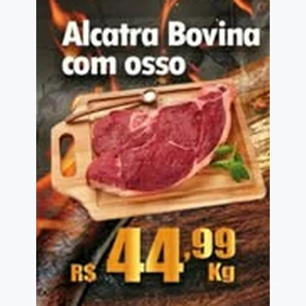 Recorte do encarte de Alcatra Bovina com Osso
