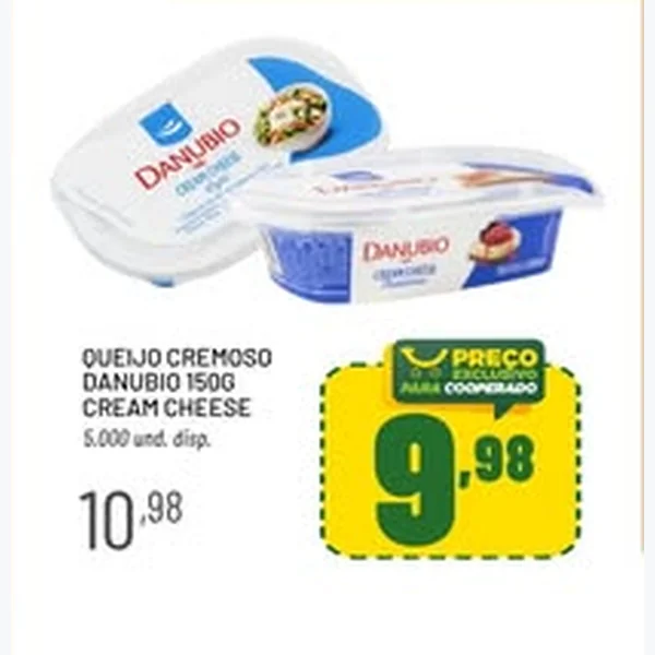 Queijo Cremoso Cream Cheese Danubio 150 g