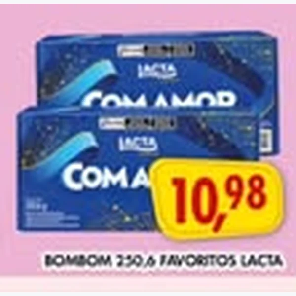 Bombom Favoritos Lacta 250,6 g