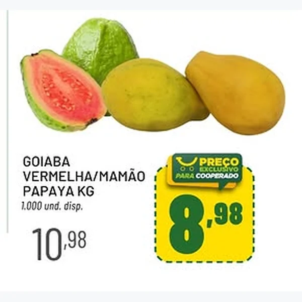 Recorte do encarte de Goiaba Vermelha