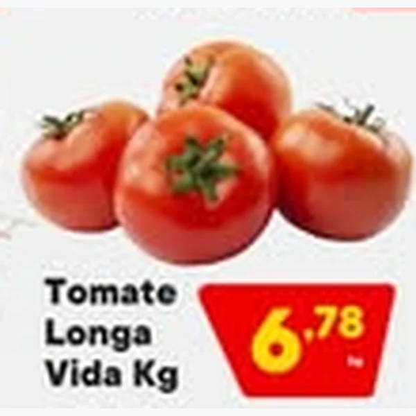 Recorte do encarte de Tomate Longa Vida