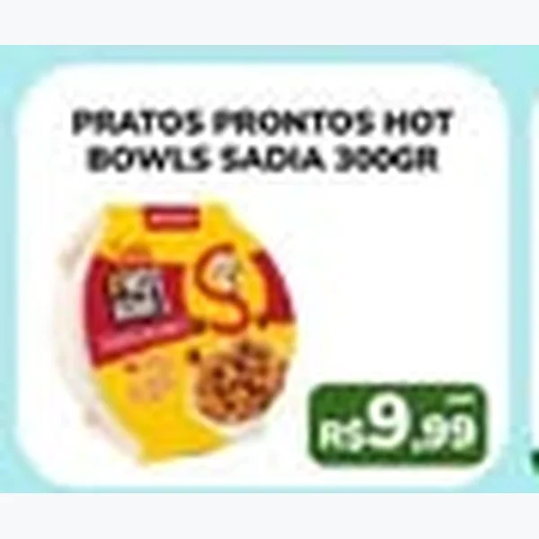 Pratos Prontos Hot Bowls Sadia 300 g