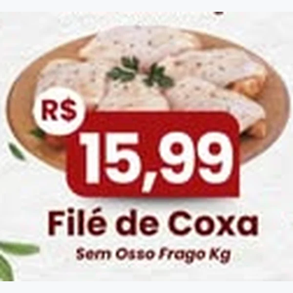 Recorte do encarte de Filé de Coxa sem Osso