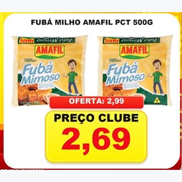 Fubá Mimoso Amafil 500 g