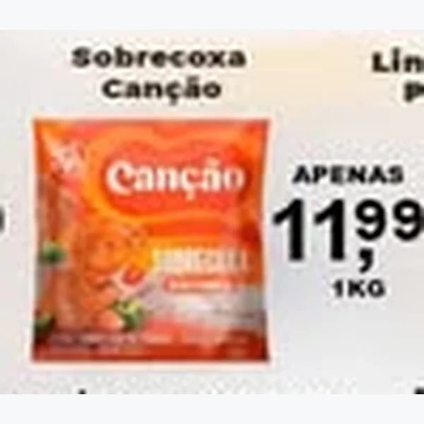 Recorte do encarte de Sobrecoxa Canção