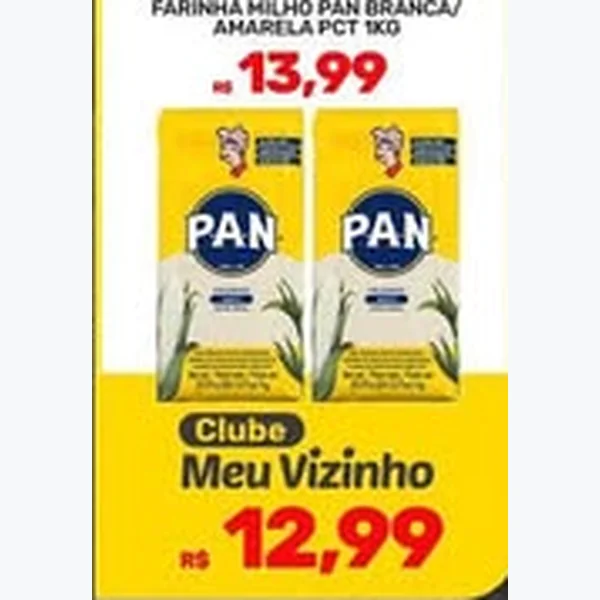 Farinha de Milho Branca Pan 1 kg